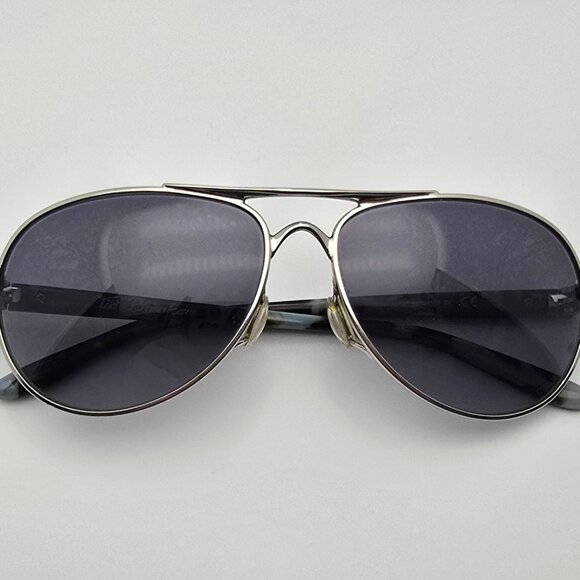 Oakley OO4108-02 Tie Breaker Chrome Frame Polarized Black-Grey Lens Sunglasses - Picture 9 of 11